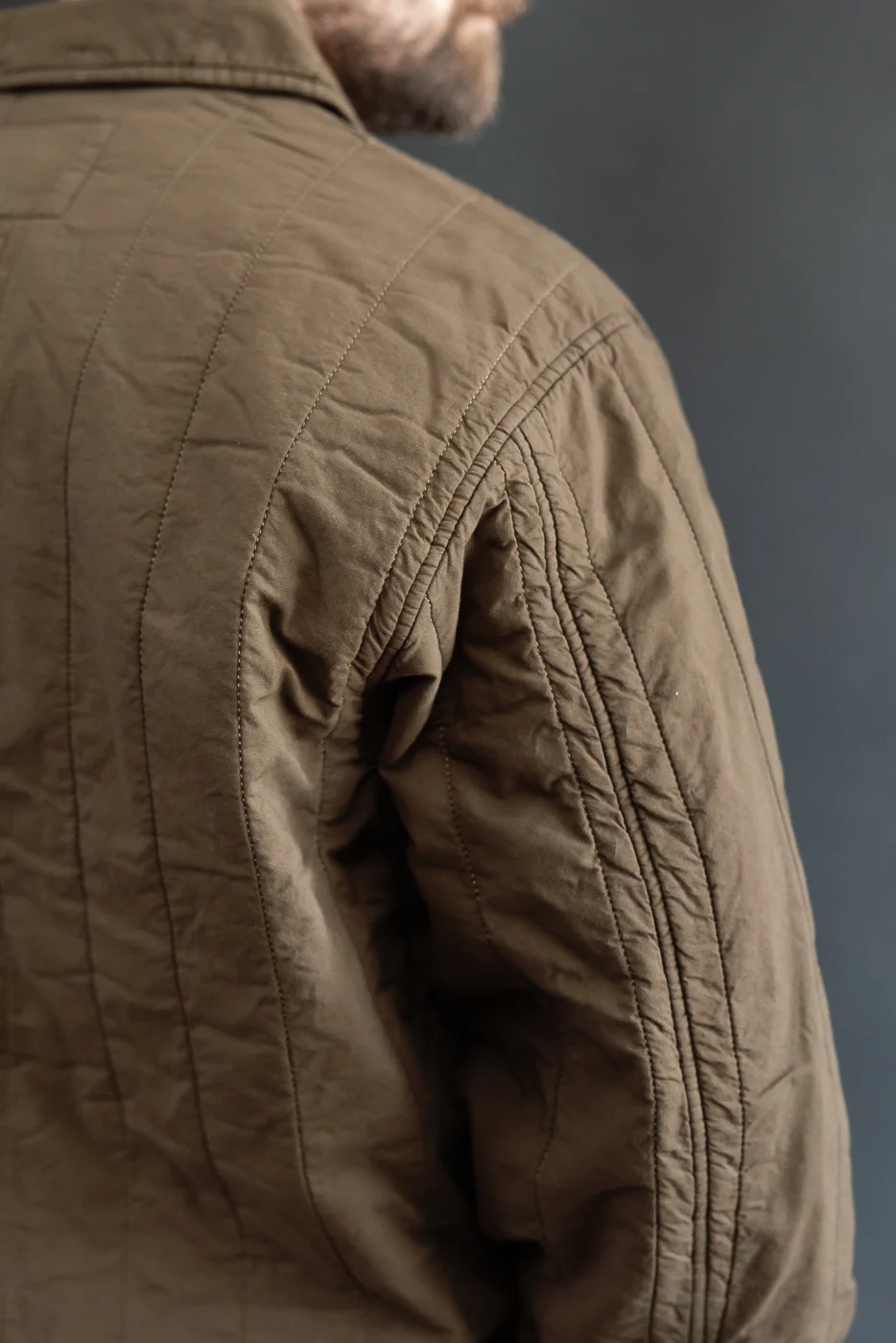 M-B-003 - Sonora Jacket Quilted Cotton - Java Brown - Image 17