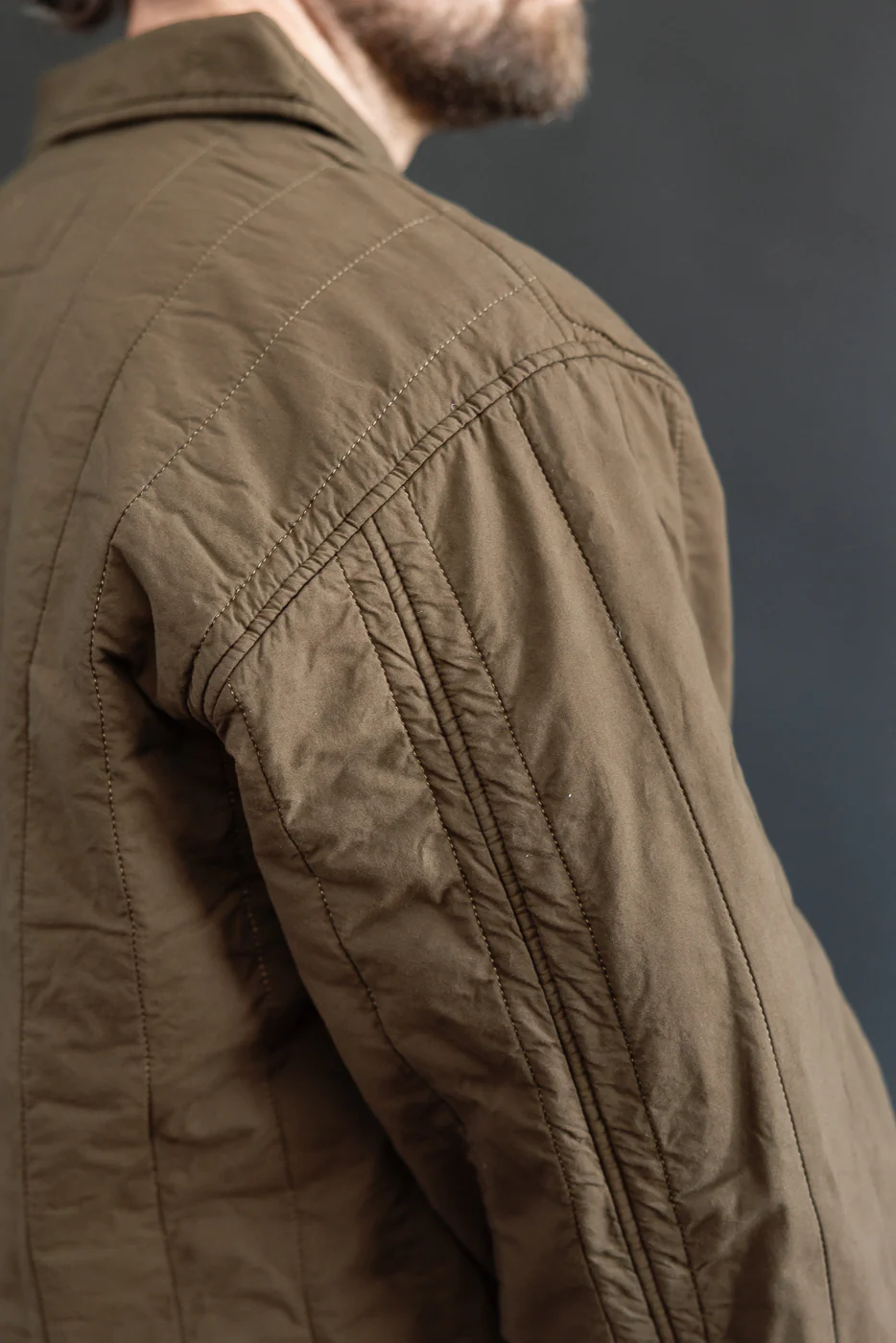 M-B-003 - Sonora Jacket Quilted Cotton - Java Brown - Image 19