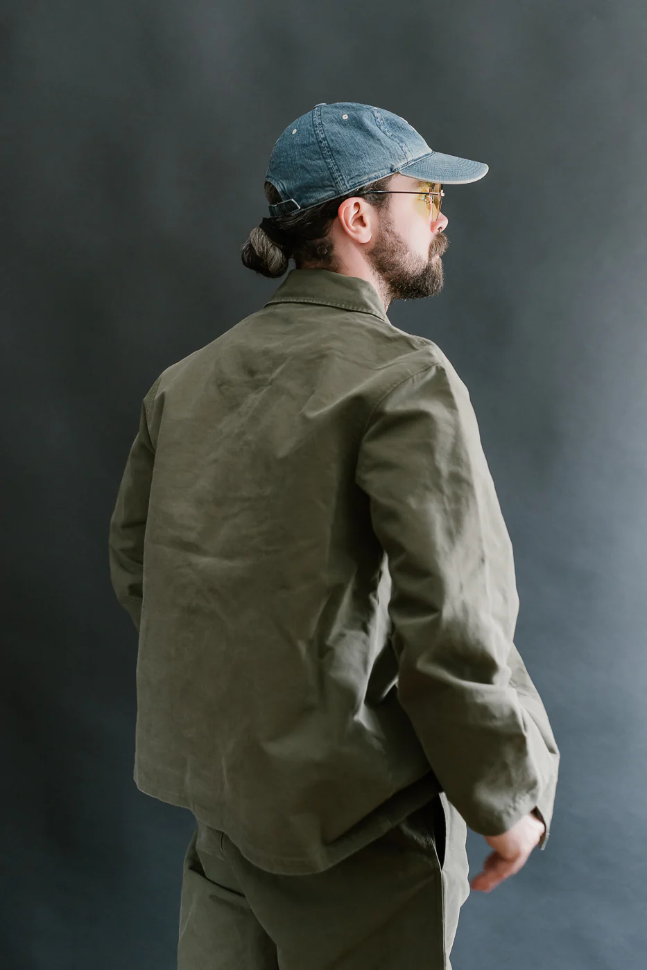 M-B-004 - Coach Jacket Nebraska Cotton - Fossil Green - Image 13