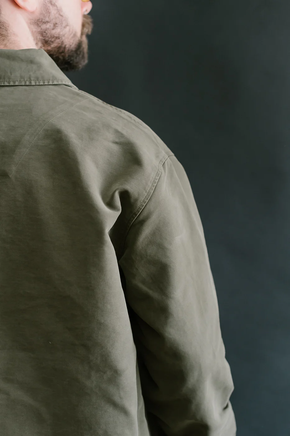 M-B-004 - Coach Jacket Nebraska Cotton - Fossil Green - Image 19