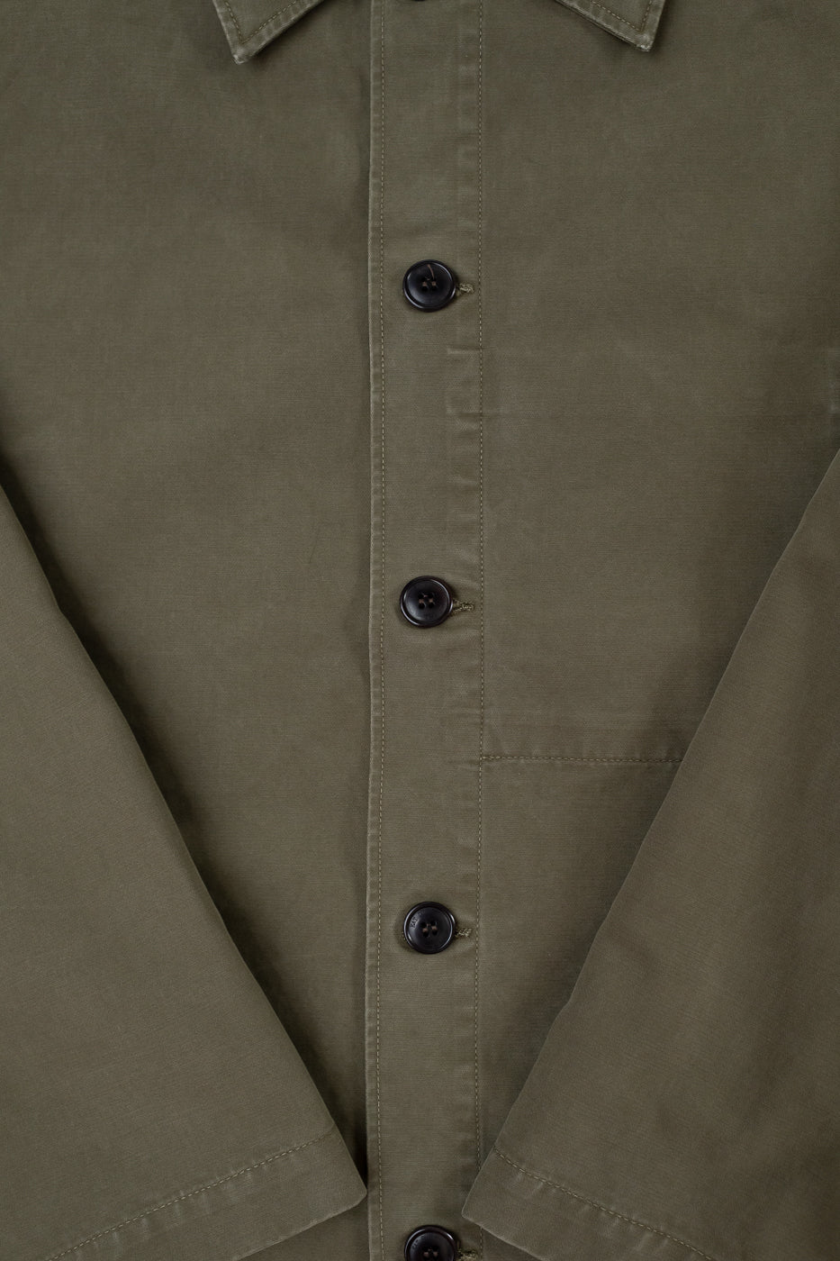 M-B-004 - Coach Jacket Nebraska Cotton - Fossil Green - Image 3