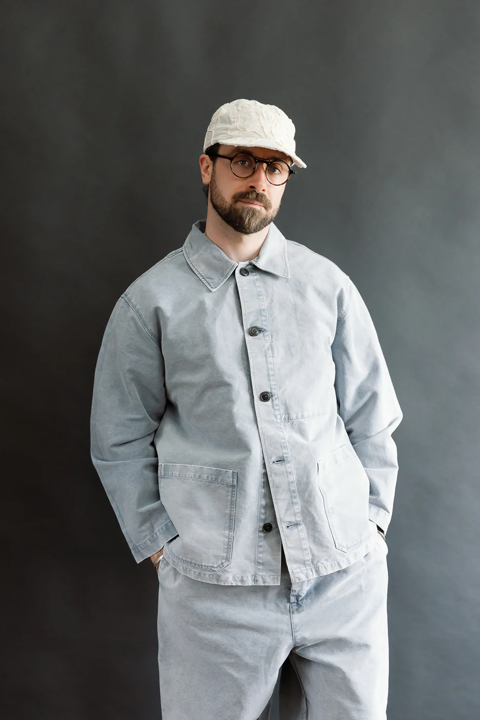 M-B-006 - Coach Jacket Nebraska Cotton - Coastal Blue - Image 14