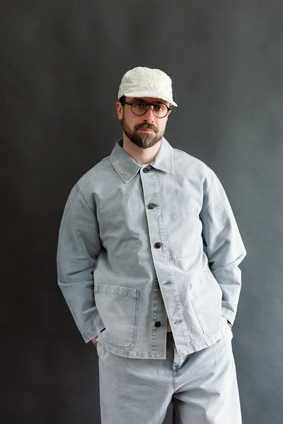 M-B-006 - Coach Jacket Nebraska Cotton - Coastal Blue - Image 9