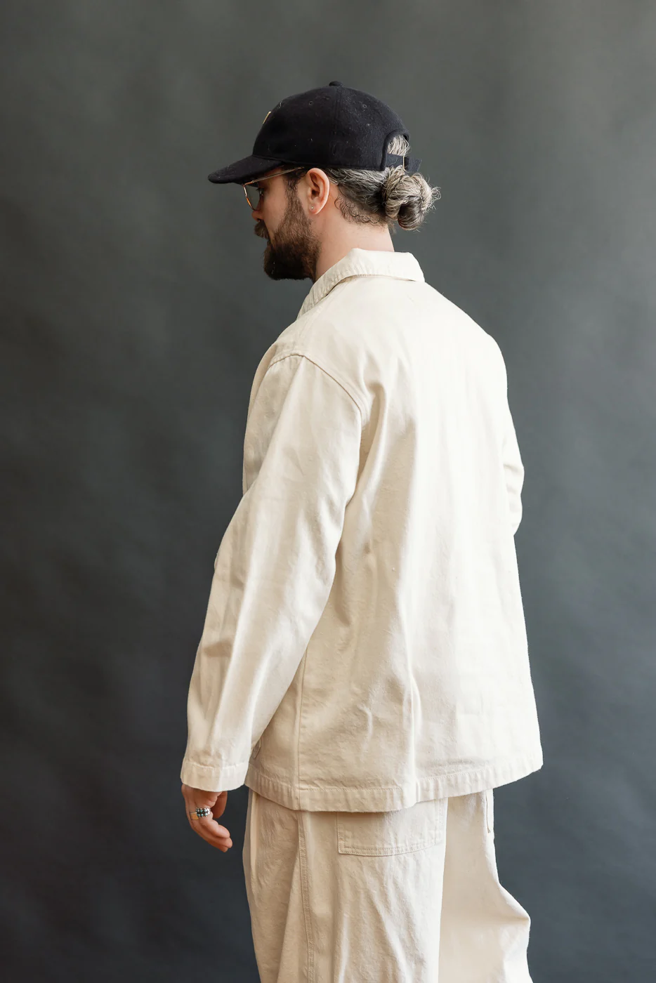 M-B-007 - Temple Jacket - Ecru - Image 12