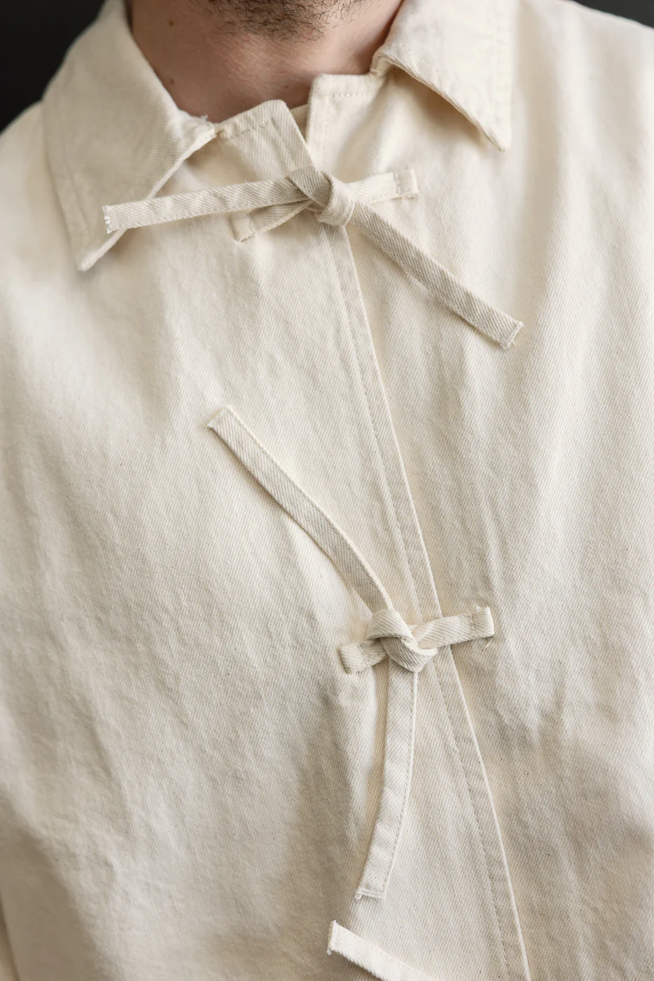 M-B-007 - Temple Jacket - Ecru - Image 14