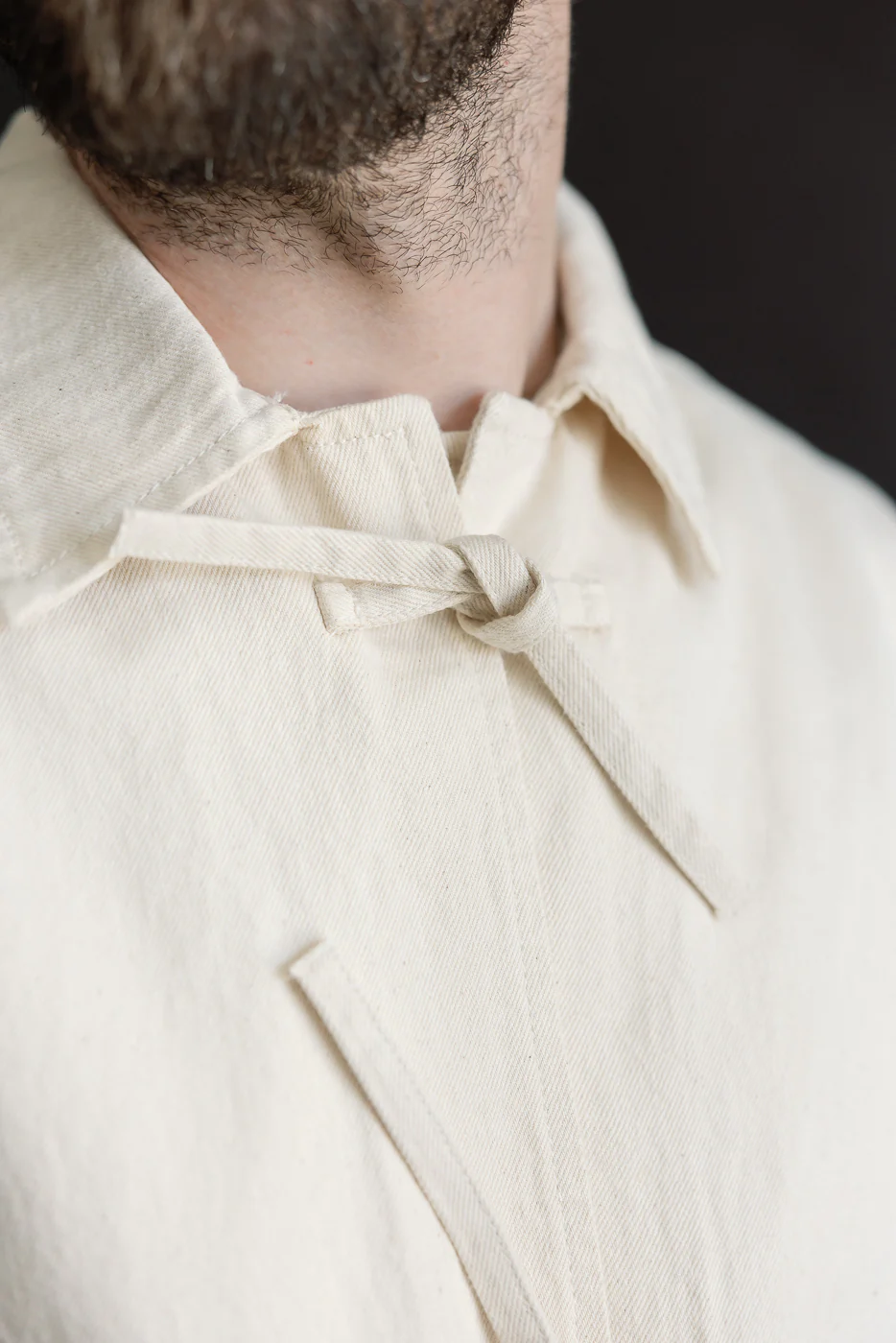 M-B-007 - Temple Jacket - Ecru - Image 20