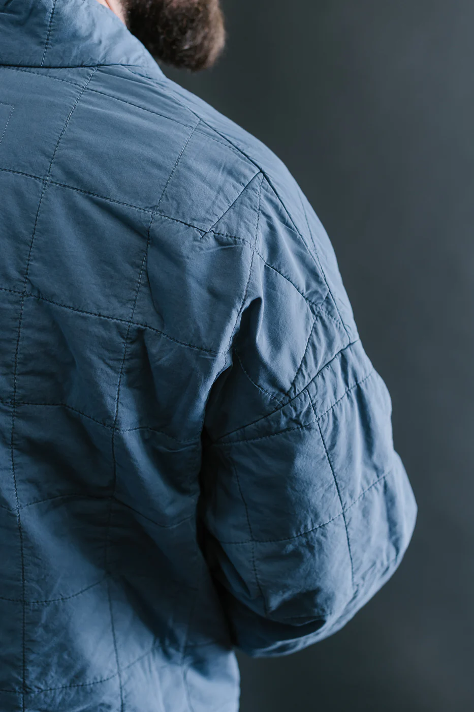 M-B-008 - Edo Jacket Cotton Quilt - Infinity Blue - Image 21