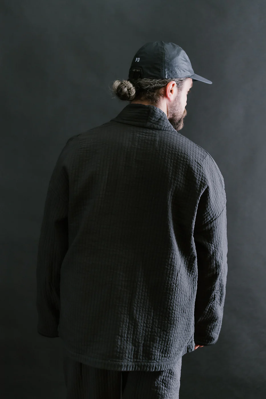 M-B-009 - Edo Jacket Armor Cotton - Asphalt - Image 14