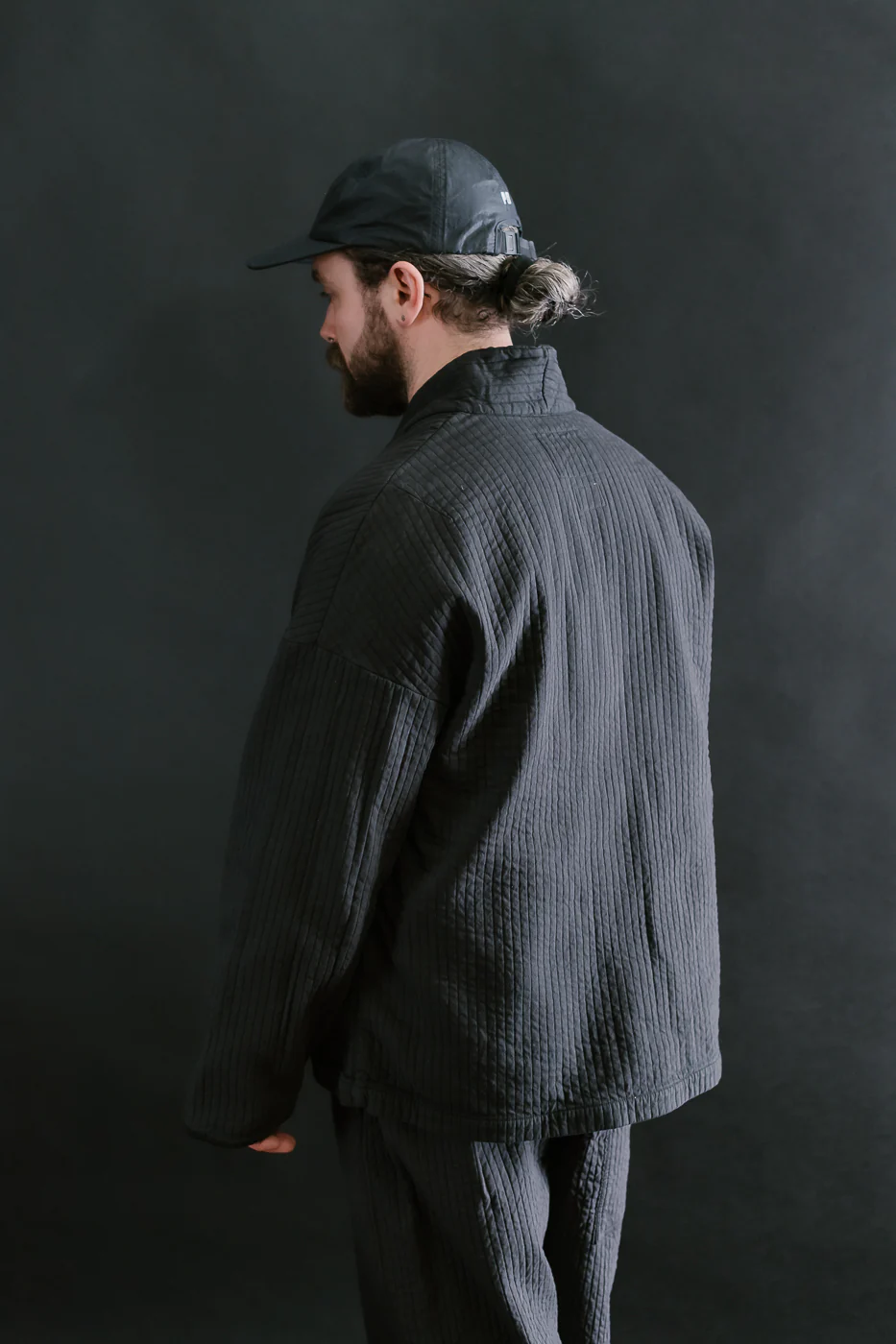 M-B-009 - Edo Jacket Armor Cotton - Asphalt - Image 15
