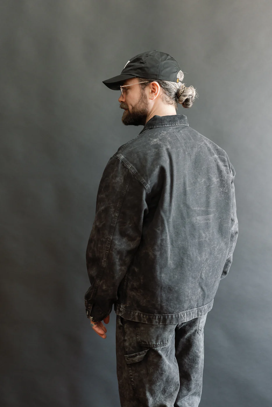 M-B-013 - Arizona Jacket Canvas - Asphalt - Image 11