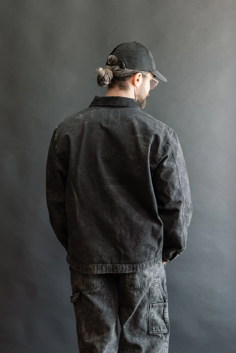 M-B-013 - Arizona Jacket Canvas - Asphalt - Image 12