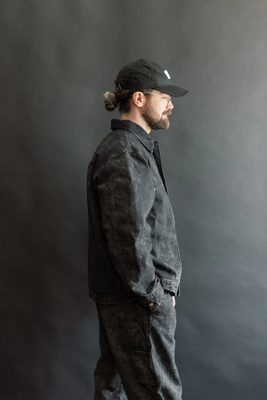 M-B-013 - Arizona Jacket Canvas - Asphalt - Image 13