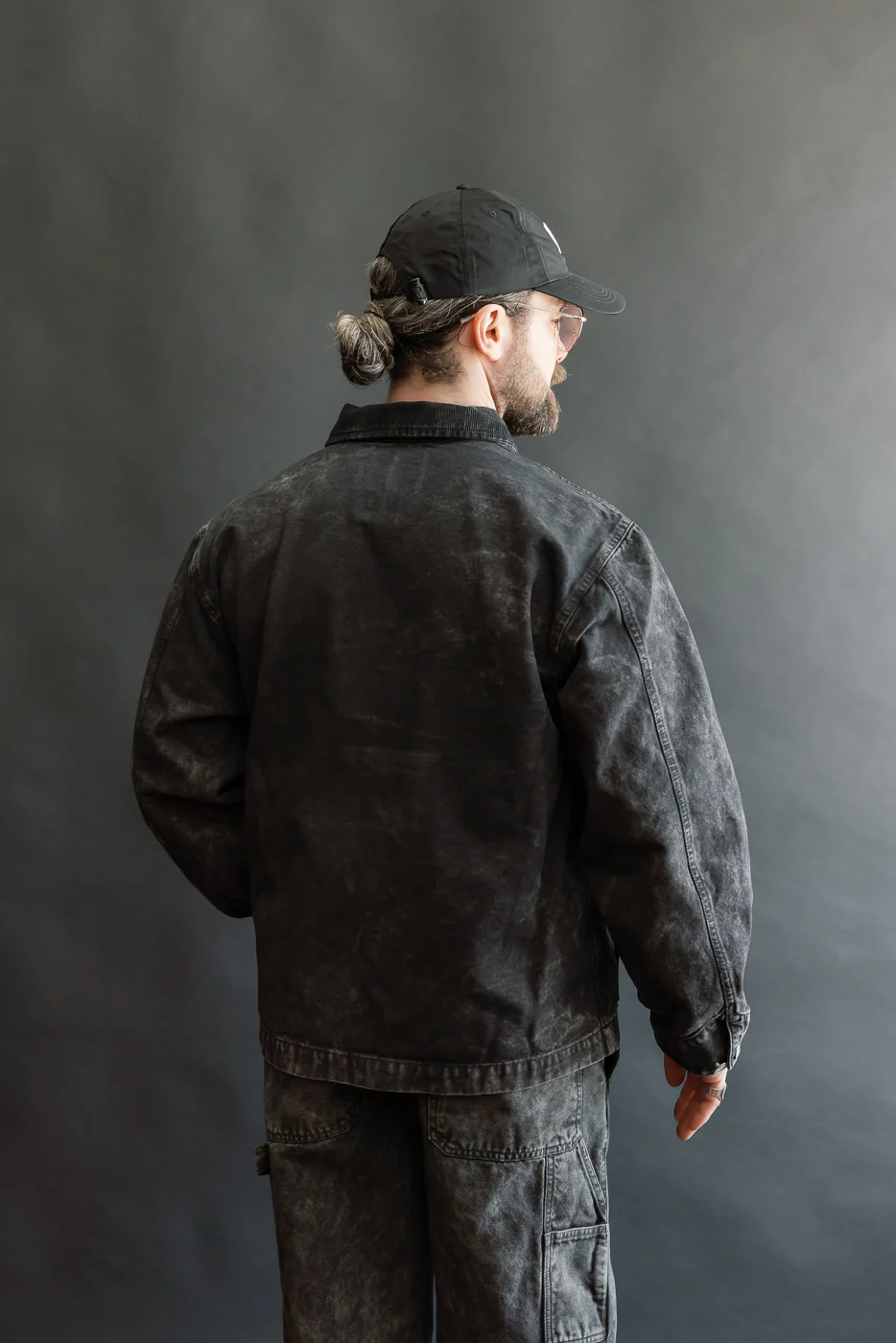 M-B-013 - Arizona Jacket Canvas - Asphalt - Image 17