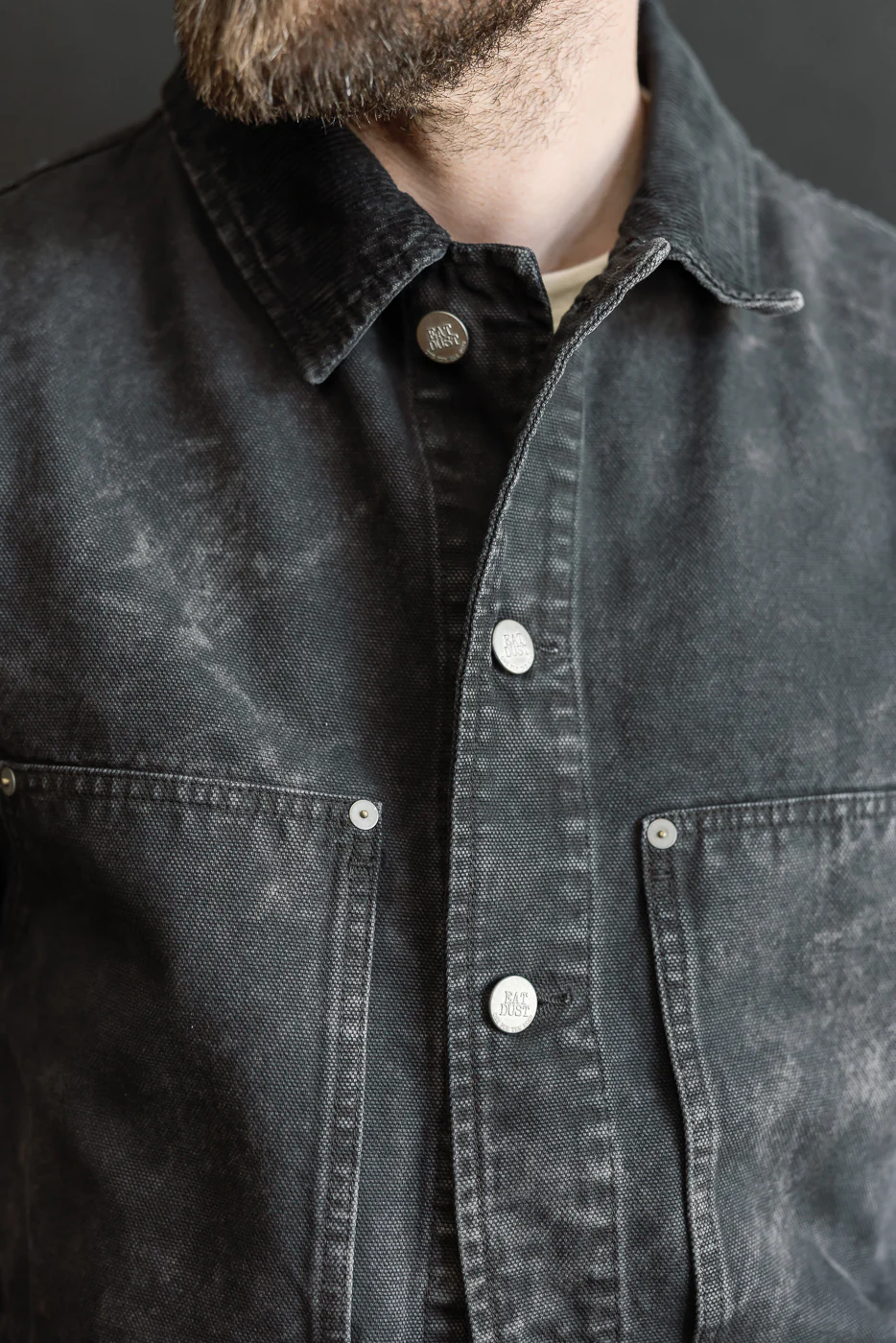 M-B-013 - Arizona Jacket Canvas - Asphalt - Image 20