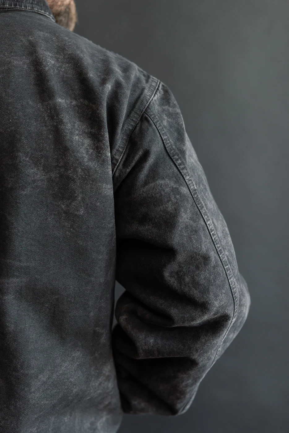 M-B-013 - Arizona Jacket Canvas - Asphalt - Image 22