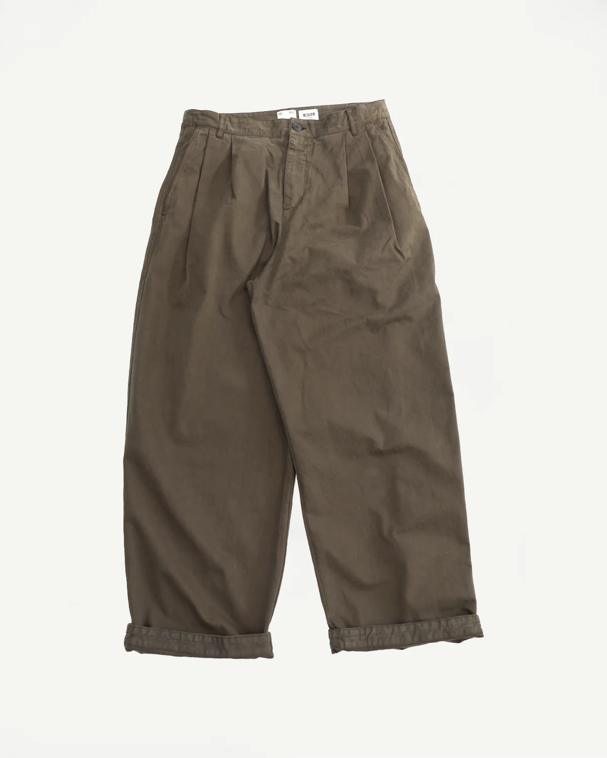 M-C-001 - Ambassador Pants Gabardine Satin - Java Brown