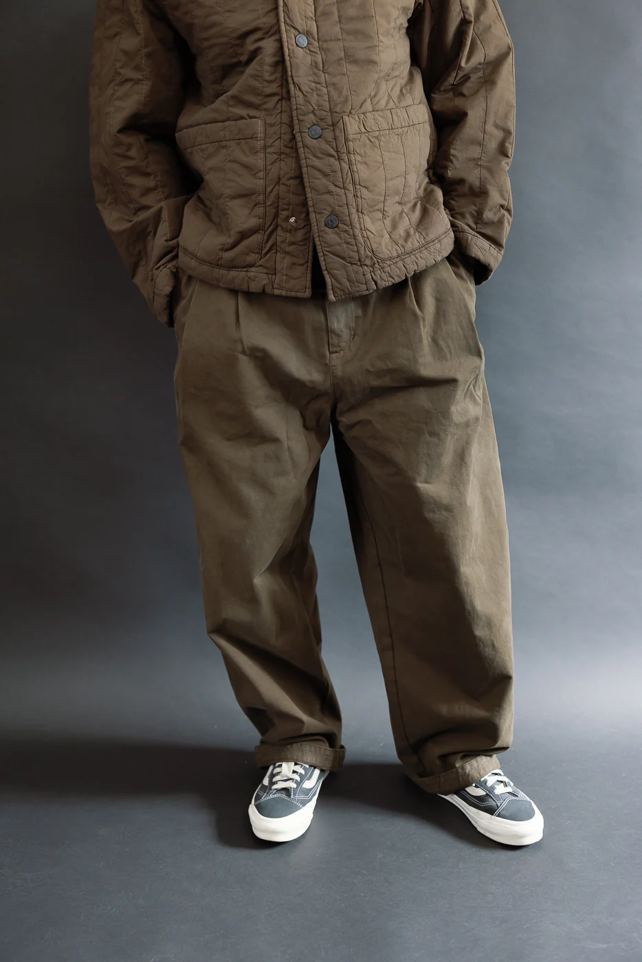 M-C-001 - Ambassador Pants Gabardine Satin - Java Brown - Image 15