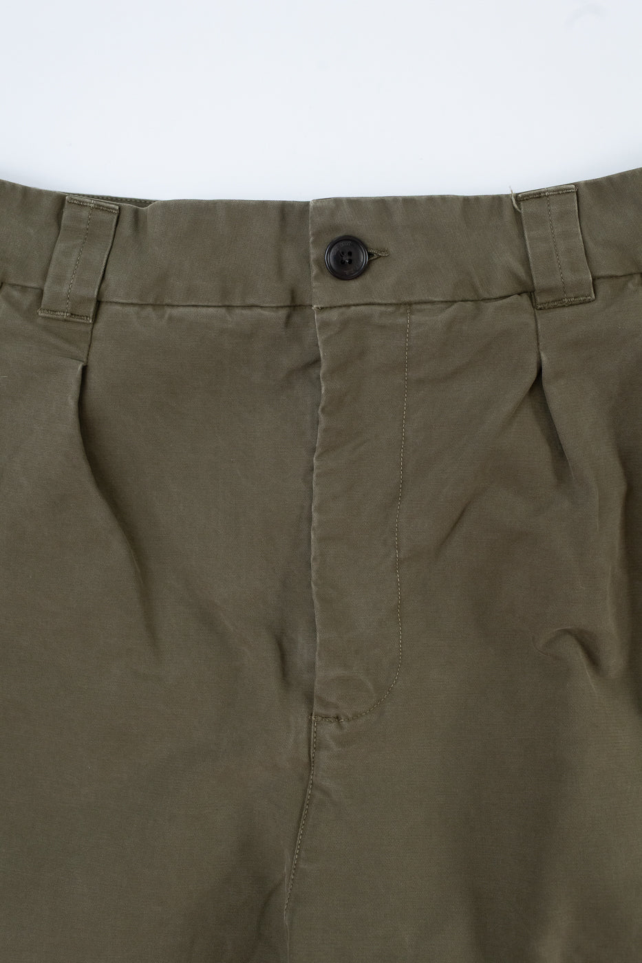 M-C-003 - Officer Chino Nebraska Cotton - Fossil Green - Image 2
