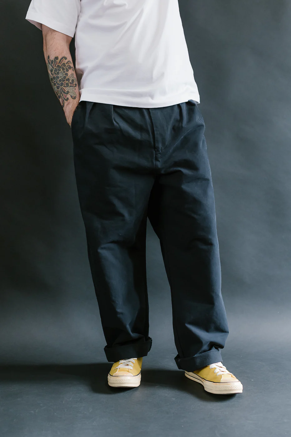 M-C-003 - Officer Chino Nebraska Cotton - Inkt Blue - Image 10