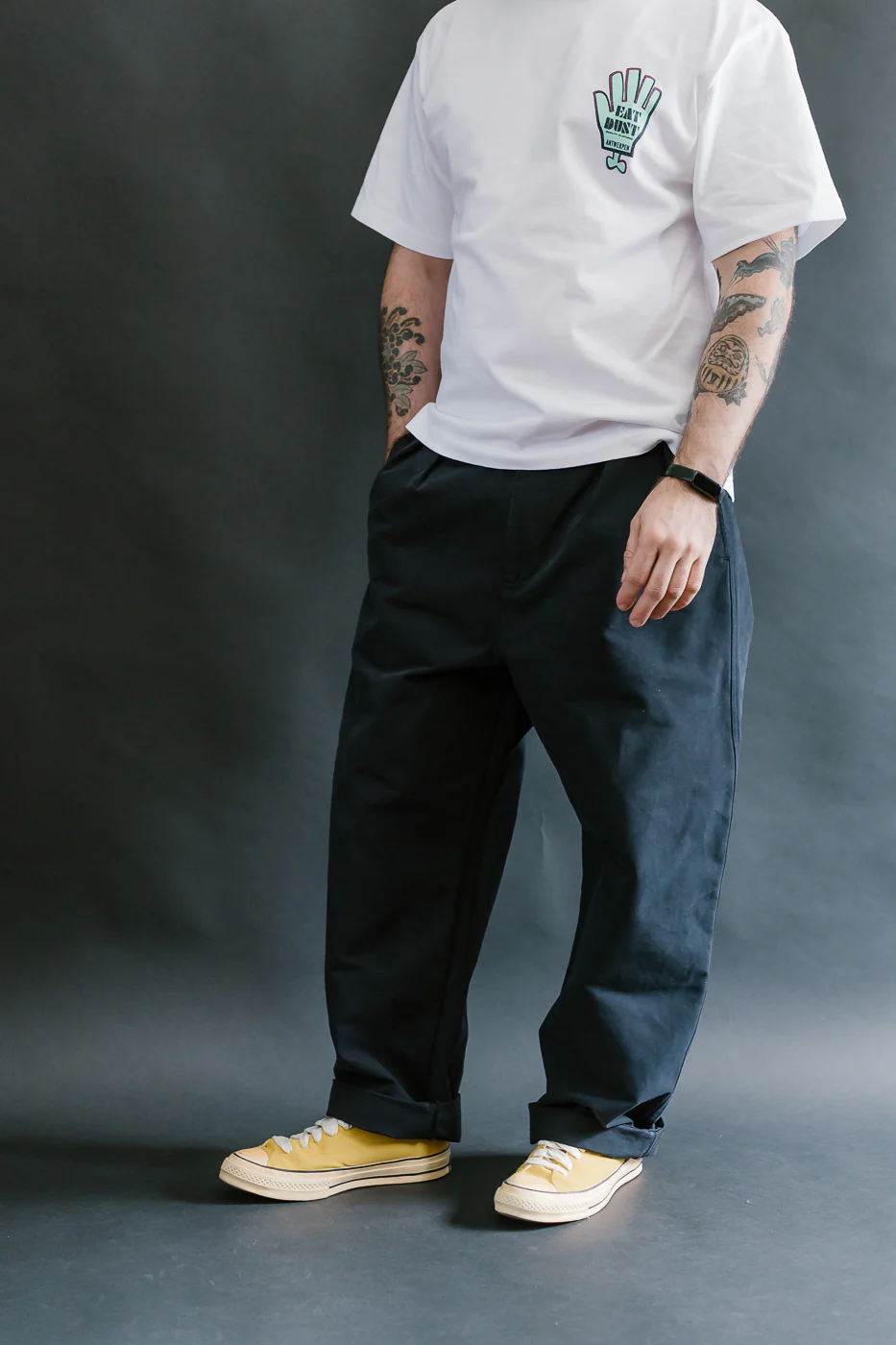 M-C-003 - Officer Chino Nebraska Cotton - Inkt Blue - Image 11