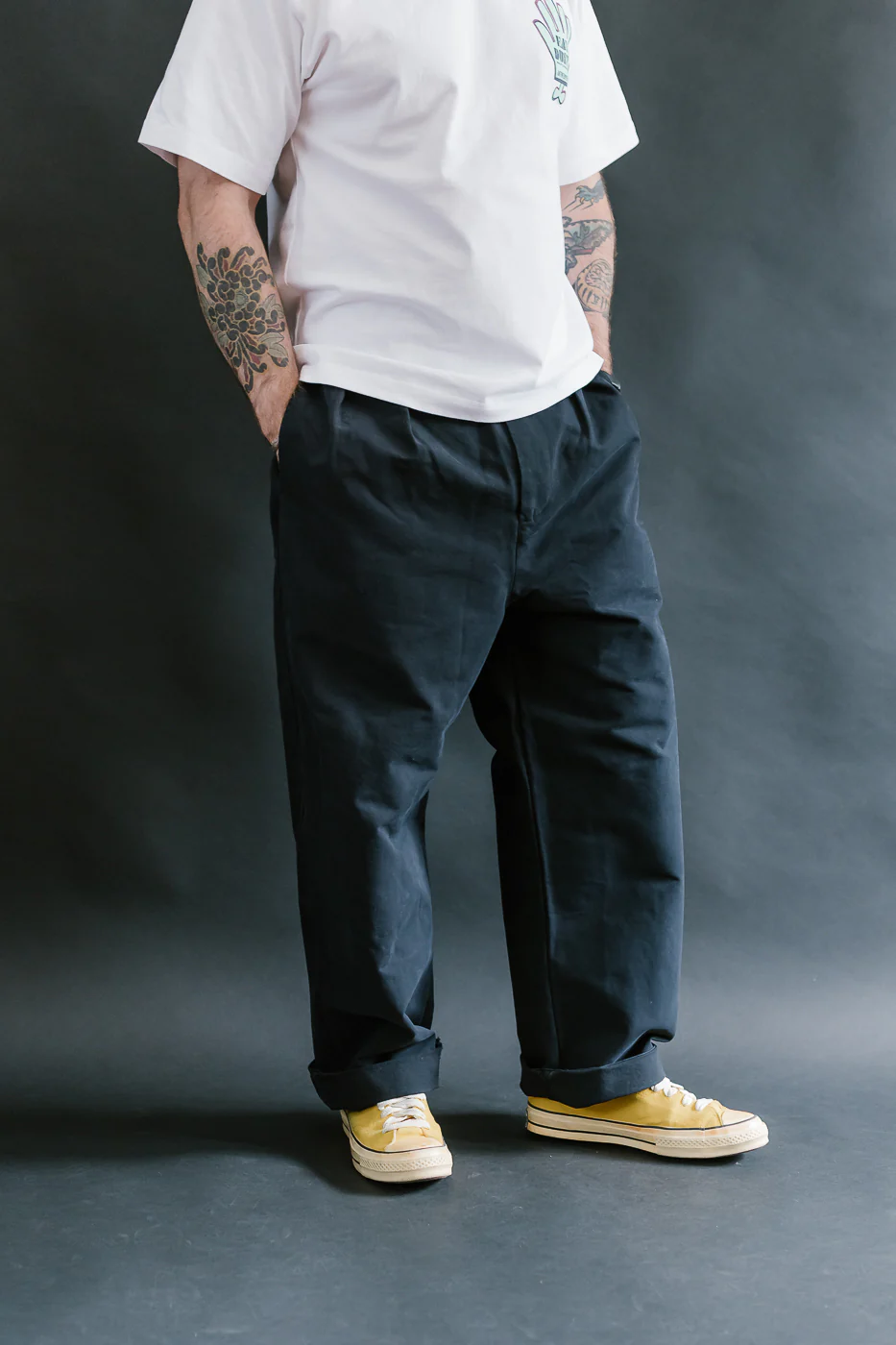 M-C-003 - Officer Chino Nebraska Cotton - Inkt Blue - Image 14