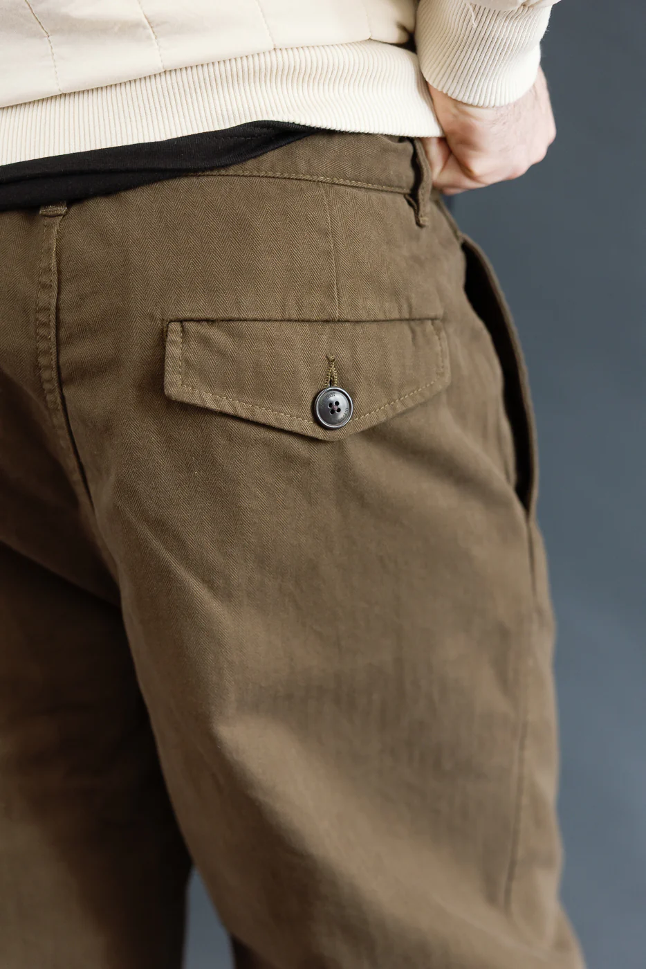 M-C-004 - Frisco Chino HBT - Java Brown - Image 18