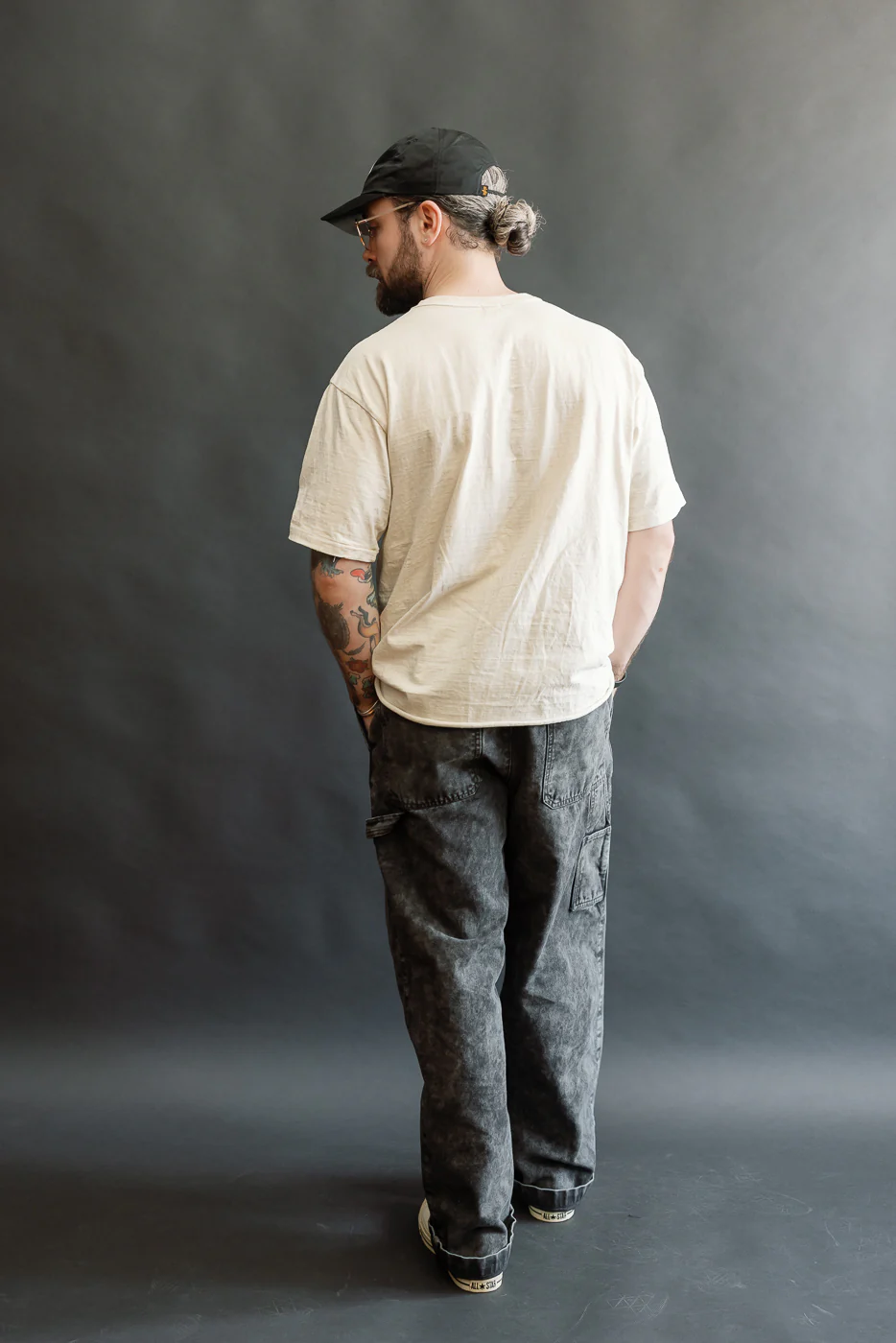 M-C-004 - Oakland Chino Canvas - Asphalt - Image 10