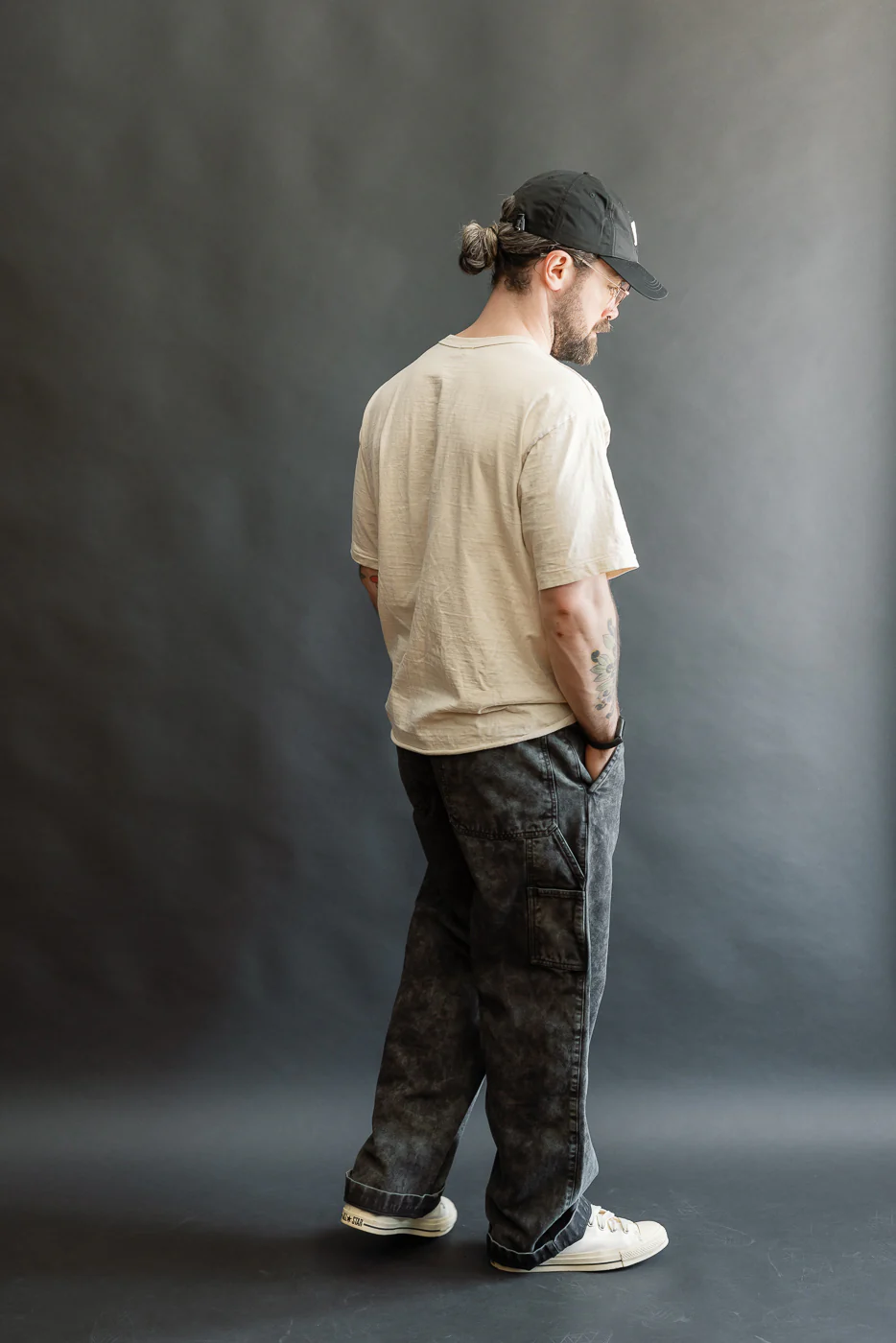 M-C-004 - Oakland Chino Canvas - Asphalt - Image 11