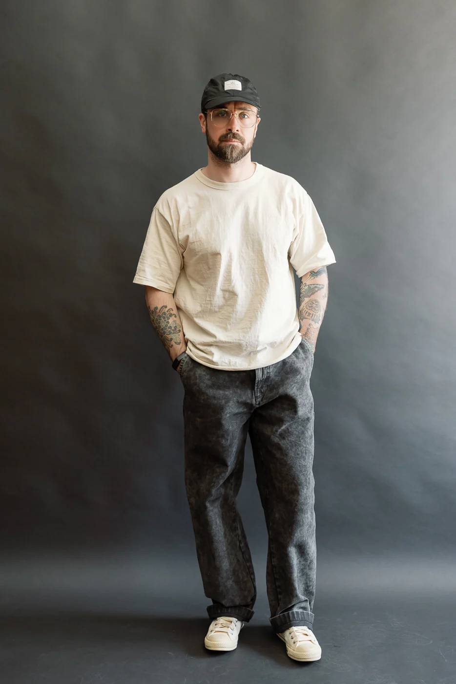 M-C-004 - Oakland Chino Canvas - Asphalt - Image 8