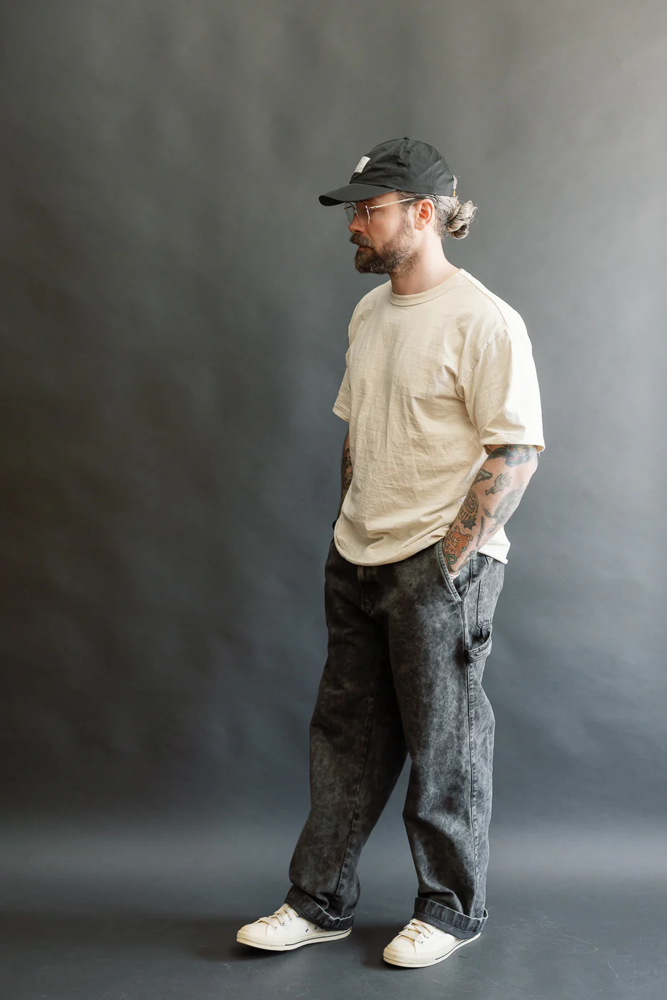 M-C-004 - Oakland Chino Canvas - Asphalt - Image 9