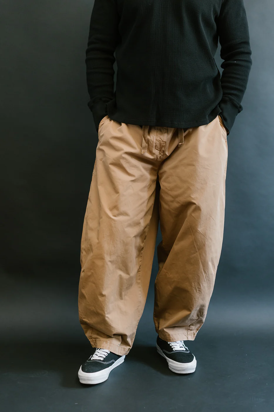M-C-004 - Sultan Pants Fine Broken Twill - Almond - Image 10