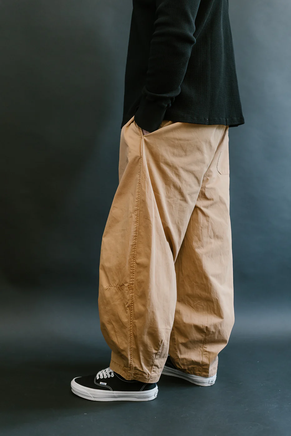 M-C-004 - Sultan Pants Fine Broken Twill - Almond - Image 14