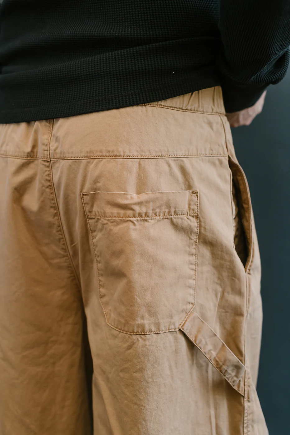 M-C-004 - Sultan Pants Fine Broken Twill - Almond - Image 19
