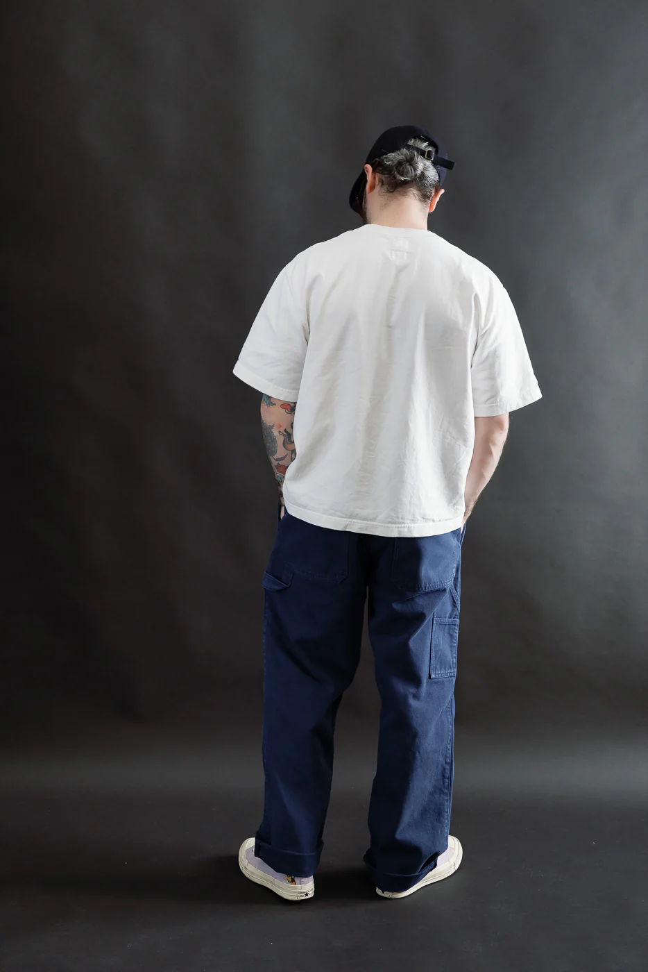 M-C-005 - Oakland Chino Canvas - Indigo Blue - Image 10