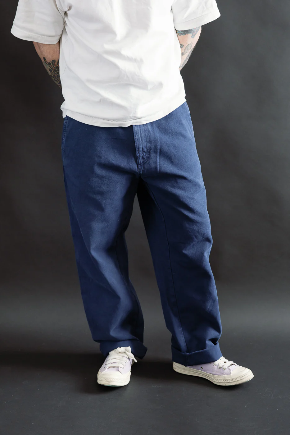 M-C-005 - Oakland Chino Canvas - Indigo Blue - Image 16