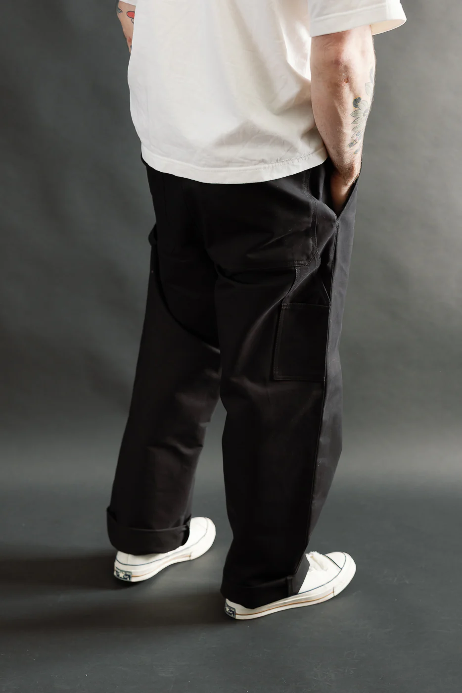 M-C-005 - Oakland Chino Nebraska Cotton - Black - Image 12