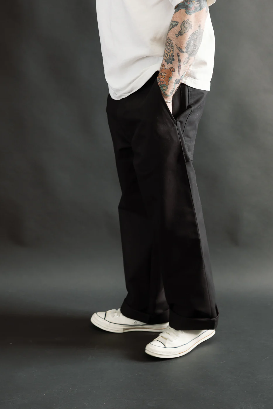 M-C-005 - Oakland Chino Nebraska Cotton - Black - Image 14