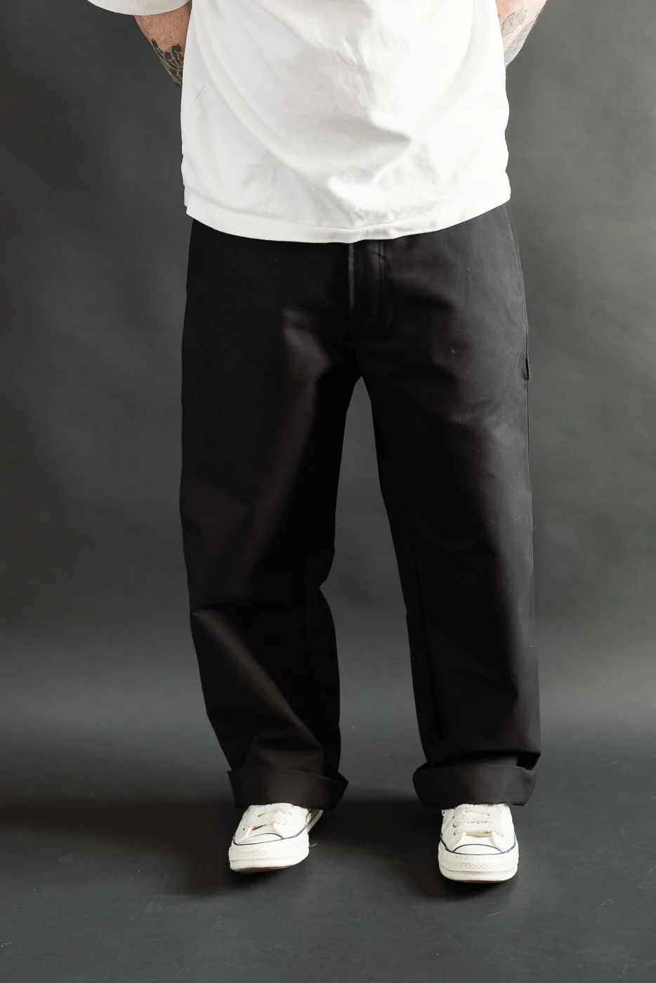M-C-005 - Oakland Chino Nebraska Cotton - Black - Image 16