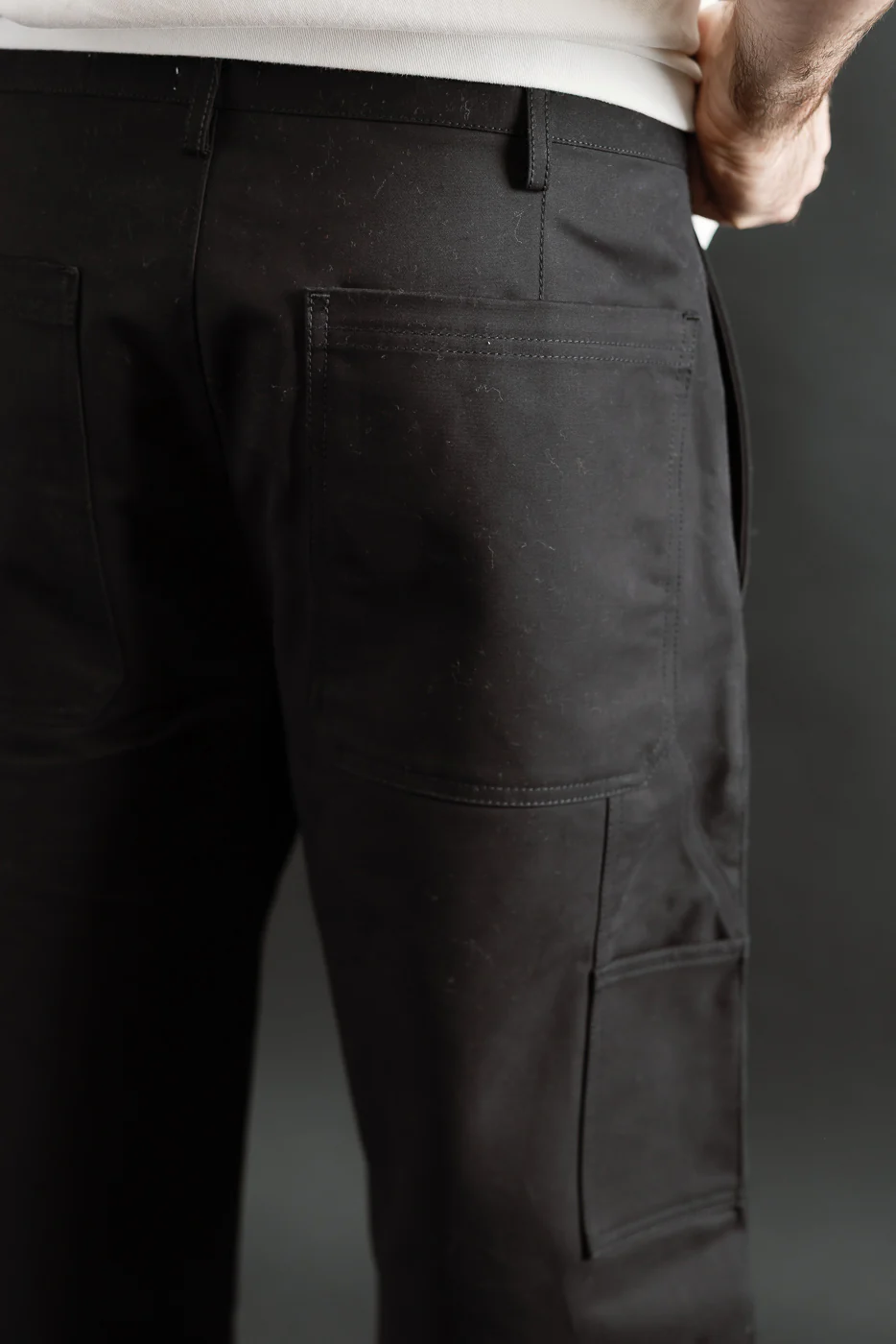 M-C-005 - Oakland Chino Nebraska Cotton - Black - Image 19