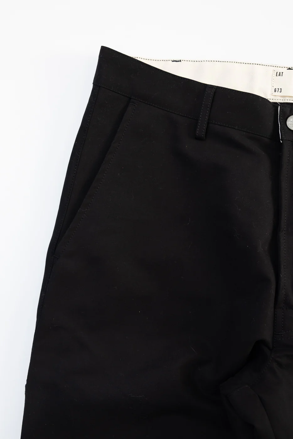 M-C-005 - Oakland Chino Nebraska Cotton - Black - Image 4