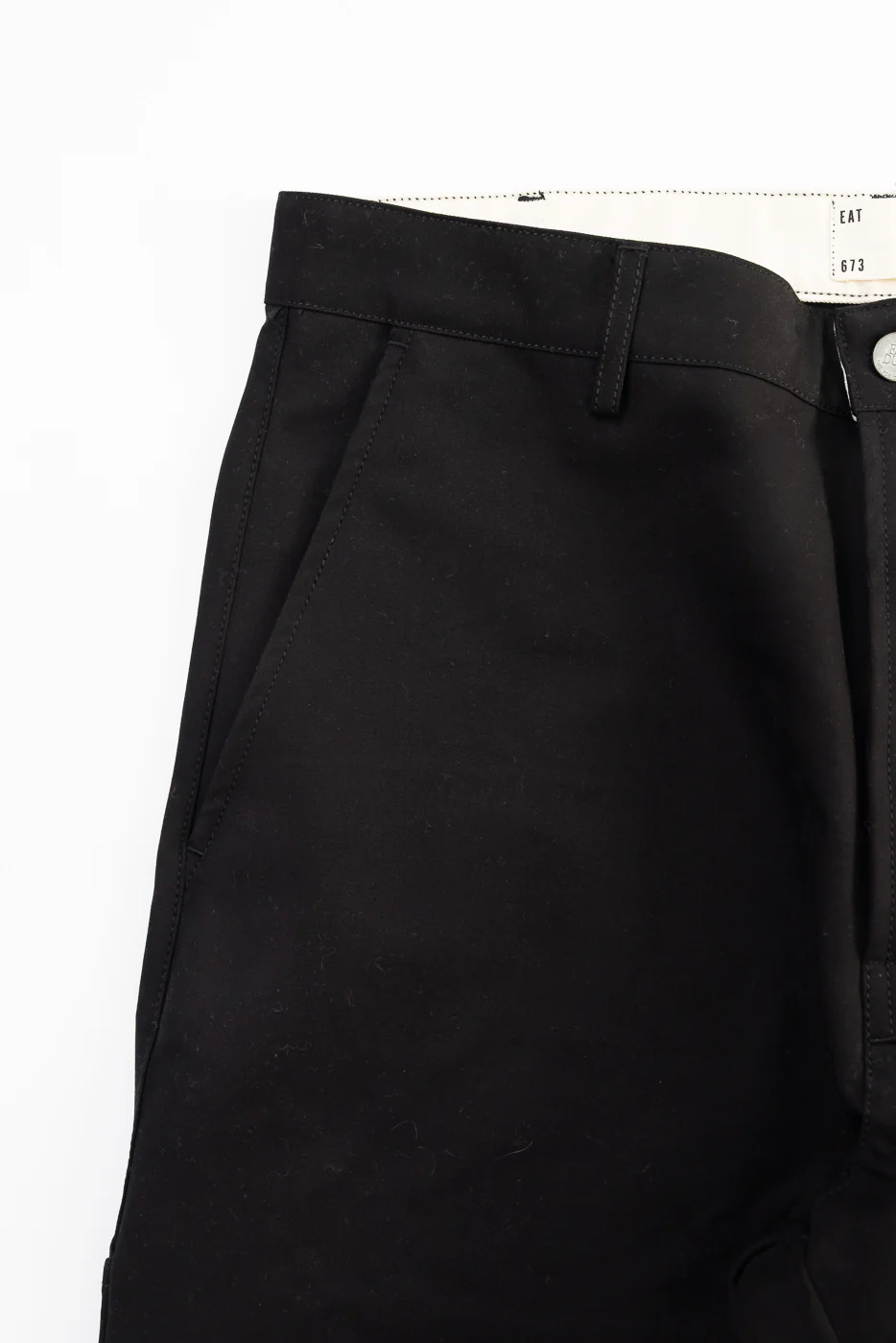 M-C-005 - Oakland Chino Nebraska Cotton w/patch - Black - Image 4