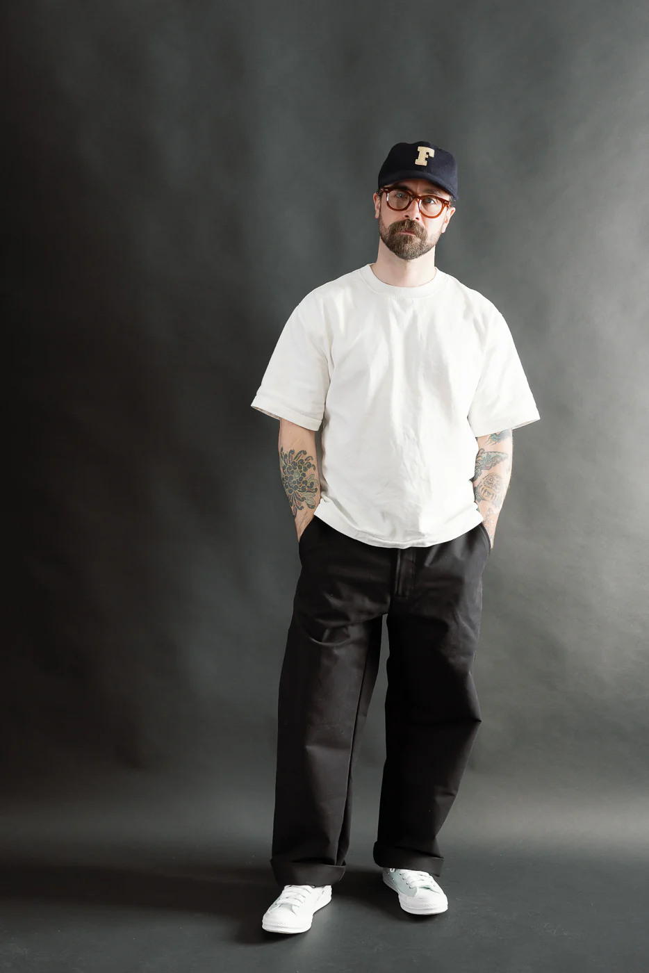 M-C-005 - Oakland Chino Nebraska Cotton w/patch - Black - Image 8