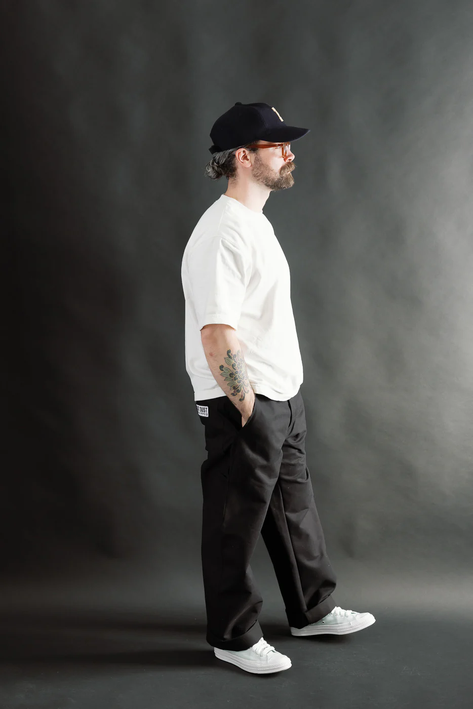 M-C-005 - Oakland Chino Nebraska Cotton w/patch - Black - Image 9