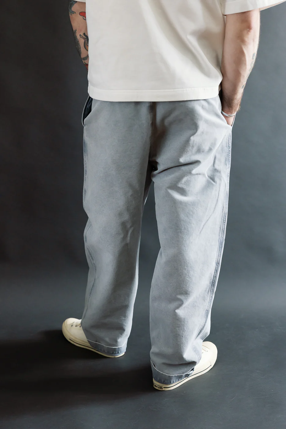 M-C-007 - Officer Chino Nebraska Cotton - Coastal Blue - Image 12