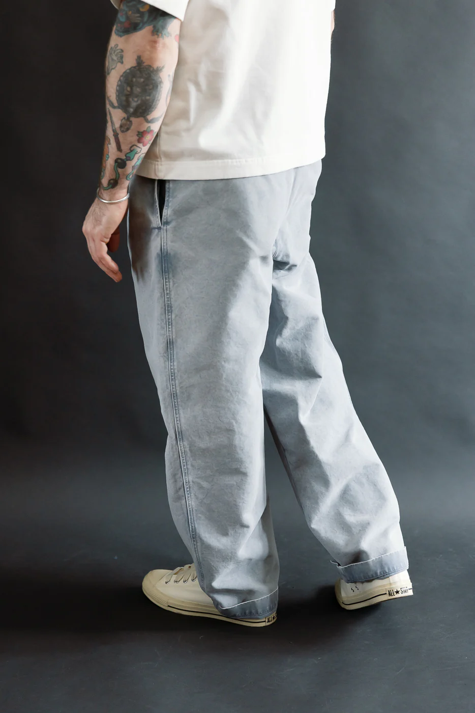 M-C-007 - Officer Chino Nebraska Cotton - Coastal Blue - Image 13