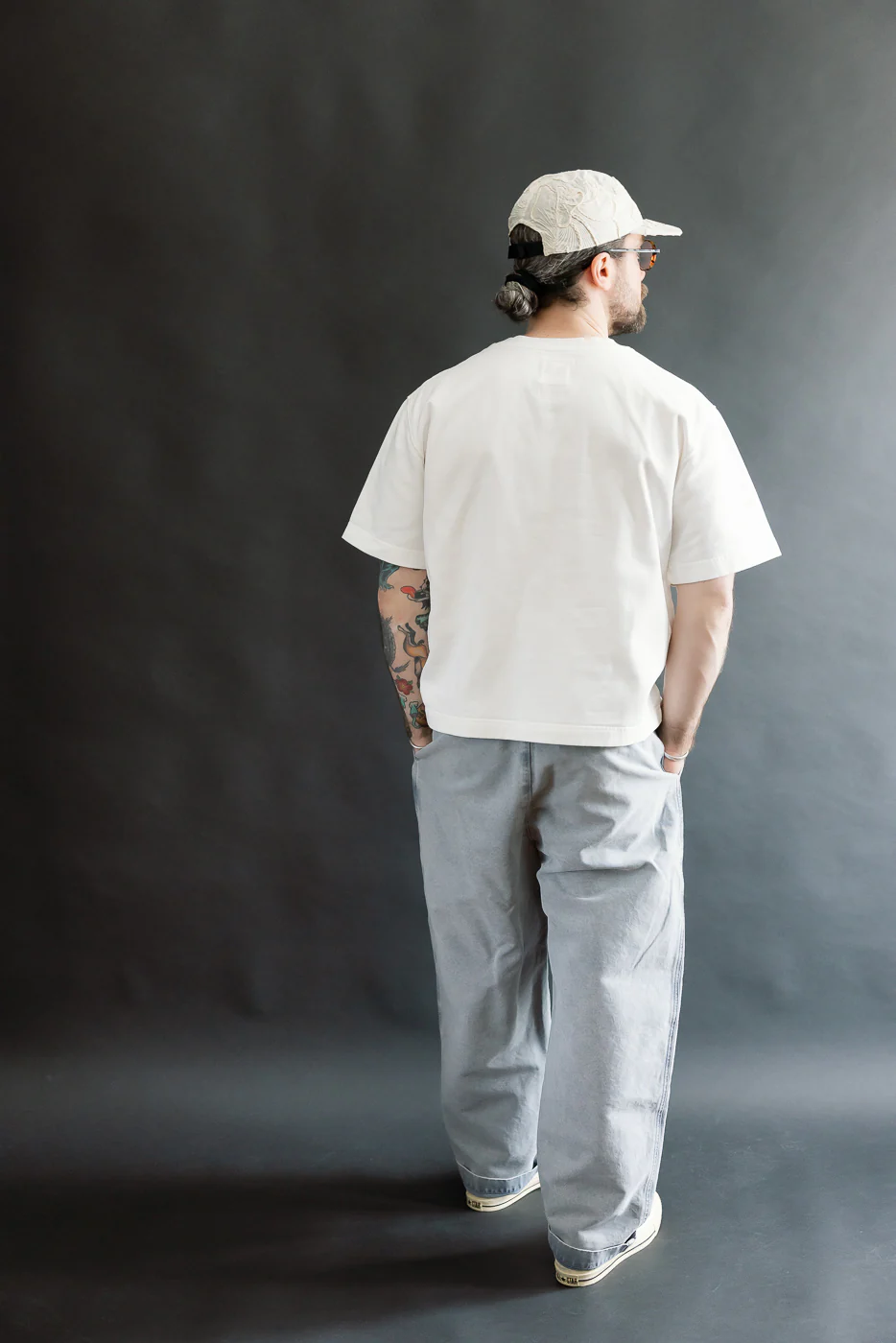 M-C-007 - Officer Chino Nebraska Cotton - Coastal Blue - Image 9