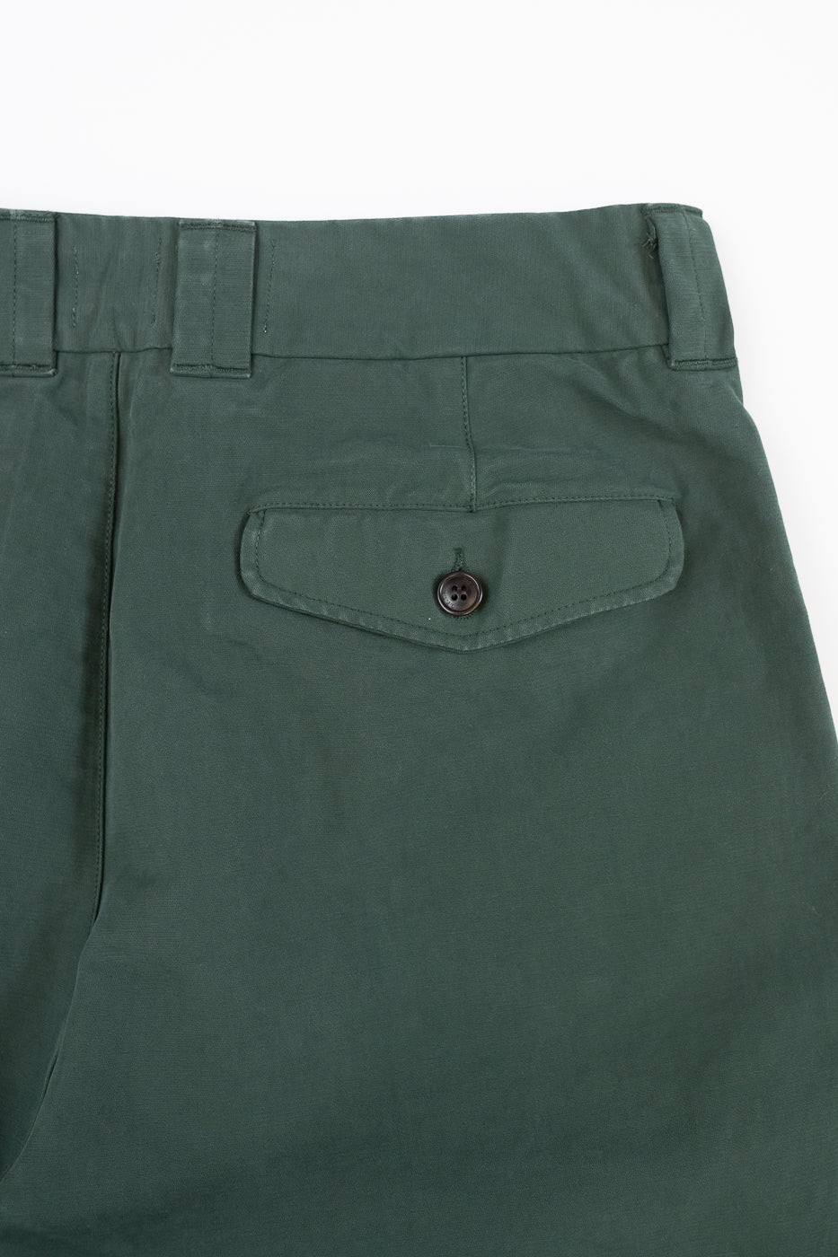 M-C-011 - Officer Chino Nebraska Cotton - Forest Green - Image 2