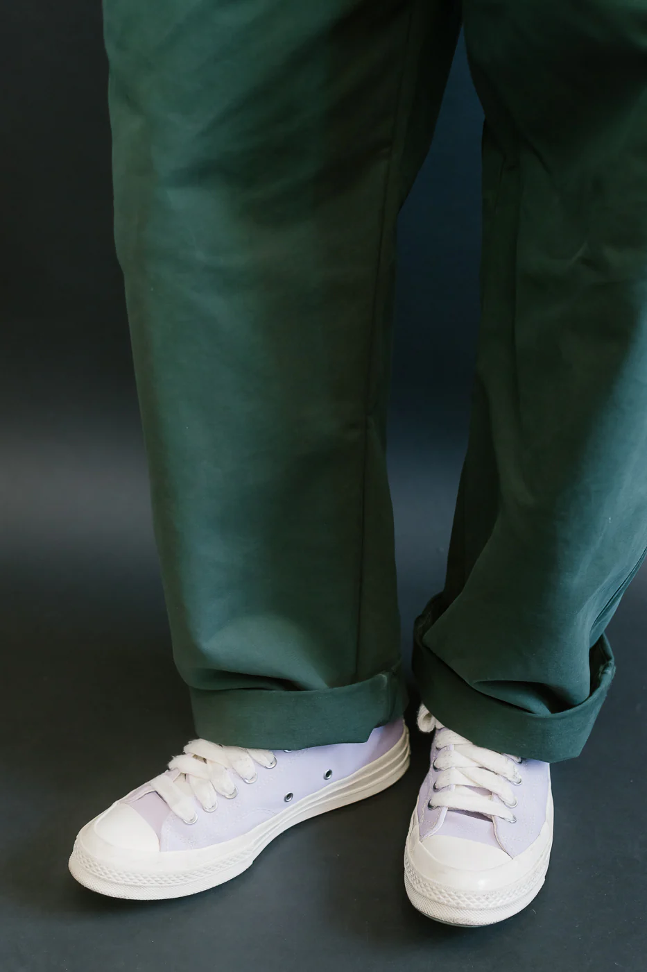 M-C-011 - Officer Chino Nebraska Cotton - Forest Green - Image 23
