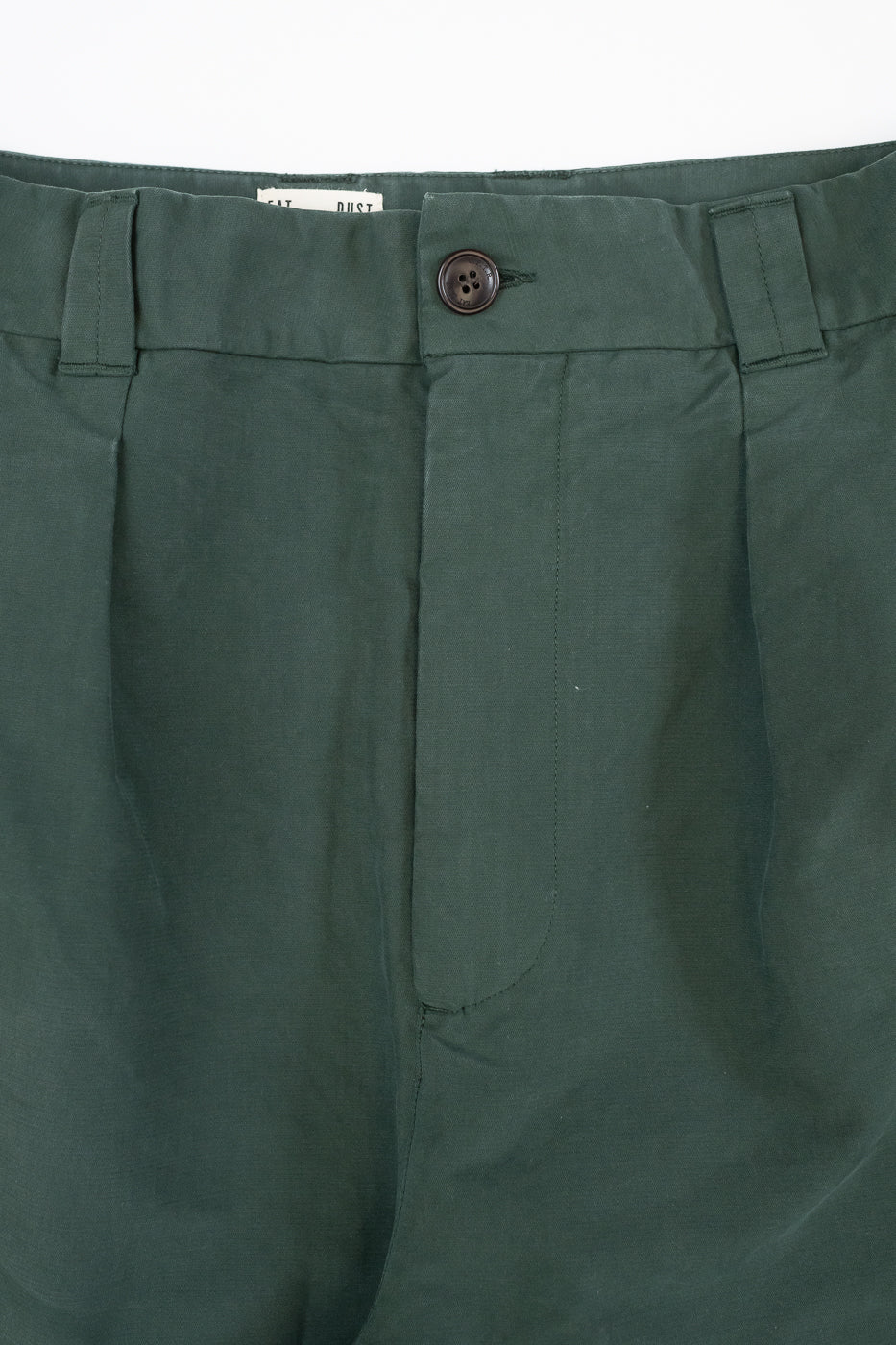 M-C-011 - Officer Chino Nebraska Cotton - Forest Green - Image 3