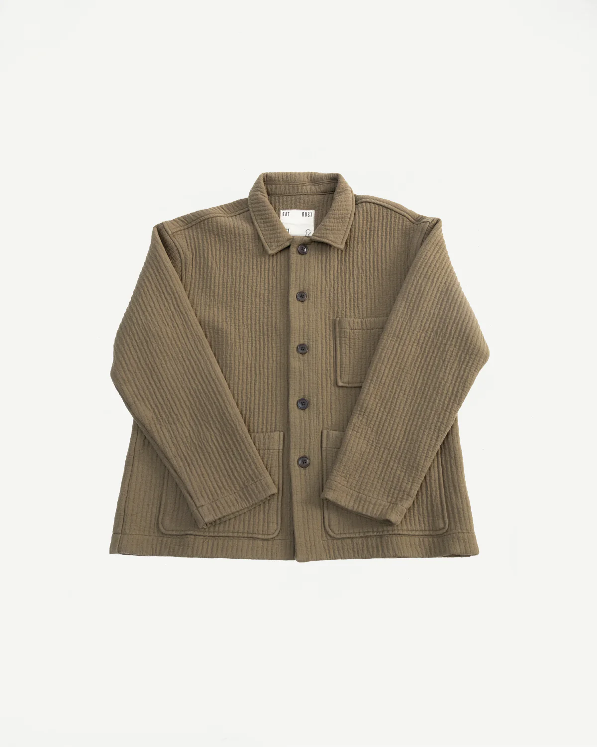 M-I-001 - Cana Shirt Fjord Jacquard - Fossil Green